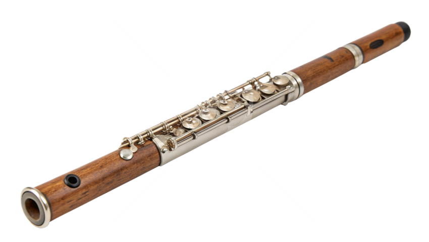 Transparent Flute Musical Instrument Image