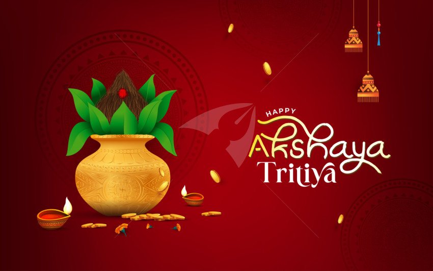 Akshaya Tritiya Background Design Template