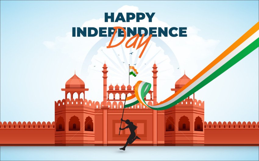 Happy Independence Day Celebration Background Design Template