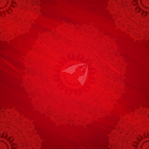 Mandala Ornamental Background Template