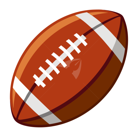 Rugby ball Vector Illustration