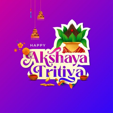 Happy Akshaya Tritiya Post Design Template