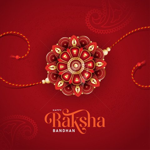 Happy Raksha Bandhan Vector Design Template