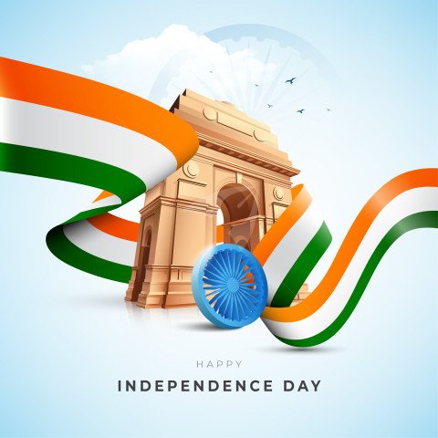Happy Independence Day Celebration Post Banner Design Template